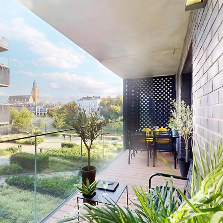 Apartament Z Tarasem I Widokiem Na Rzeke Wroapart-Pl - Apartment With Terrace And River View Wroapart วรอตซวาฟ ภายนอก รูปภาพ