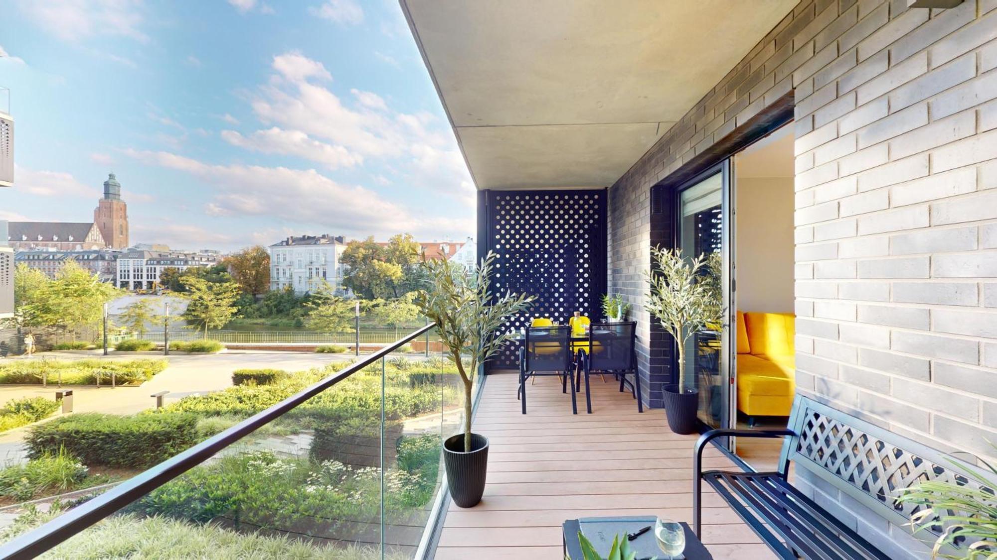 Apartament Z Tarasem I Widokiem Na Rzeke Wroapart-Pl - Apartment With Terrace And River View Wroapart วรอตซวาฟ ภายนอก รูปภาพ